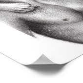 Afdrukken mannenomhulsel poster (Hoek)