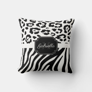 Afdrukken met lood/zebra kussen