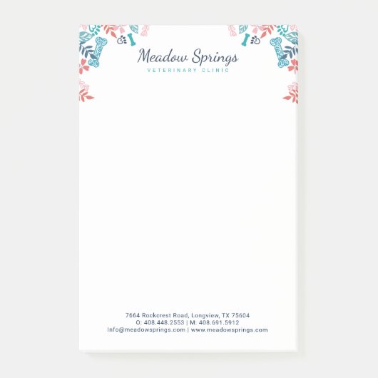 Afdrukken met pet pols en pet post-it® notes (Voorkant)