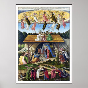 Afdrukken: Mystic Nativiteit door Sandro Botticell Poster