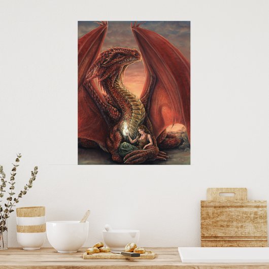 Afdrukken Nightwatch Canvas Poster (Keuken)