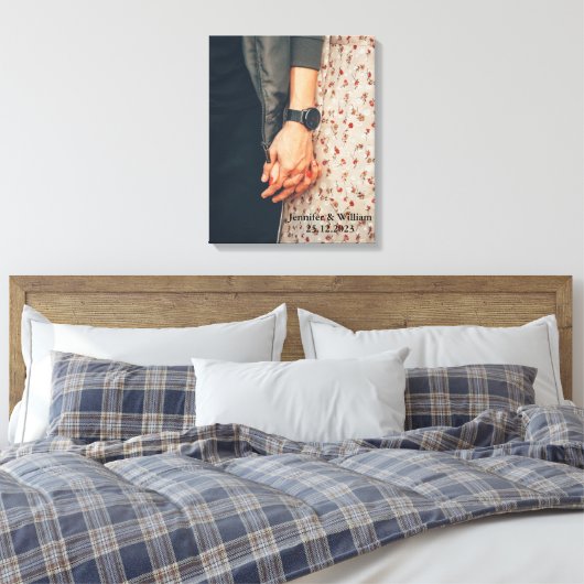 Afdrukken op aangepast Gepersonaliseerd bruiloft (Insitu (Slaapkamer))