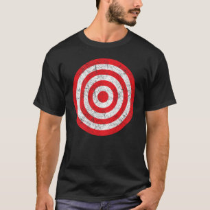 Afdrukken op Achterkant Bullseye Doel Bulls Eye P T-shirt
