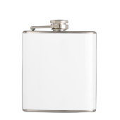 Afdrukken op een FLASK - Voeg afbeeldingen en teks Heupfles (Voorkant)