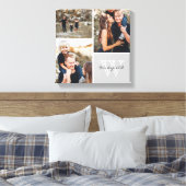 Afdrukken op monogram fotocollage voor aangepaste  (Insitu (Slaapkamer))