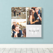 Afdrukken op monogram fotocollage voor aangepaste  (Insitu (Houten vloer))