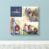 Afdrukken op monogram fotocollage voor aangepaste  (Insitu (Houten vloer))