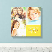 Afdrukken op monogram fotocollage voor aangepaste  (Insitu (Houten vloer))