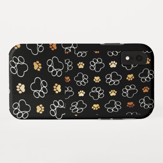 Afdrukken Paw Case-Mate iPhone Case (Achterkant (horizontaal))