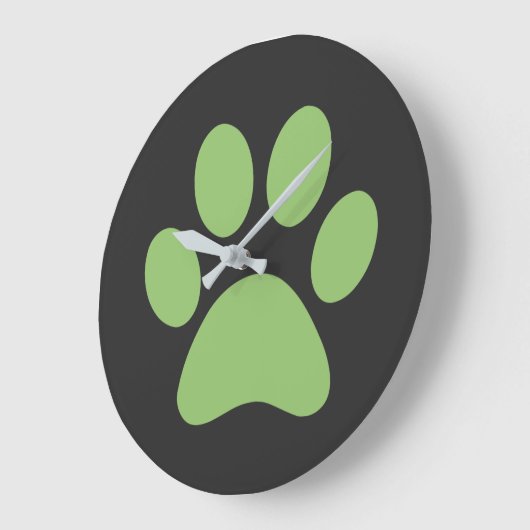 Afdrukken Paw Grote Klok (Hoek)