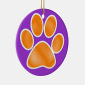 Afdrukken Paw Keramisch Ornament (Rechts)
