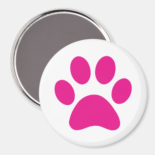 Afdrukken Paw Magneet (Voorkant / Achterkant)