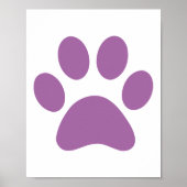 Afdrukken Paw Poster (Voorkant)