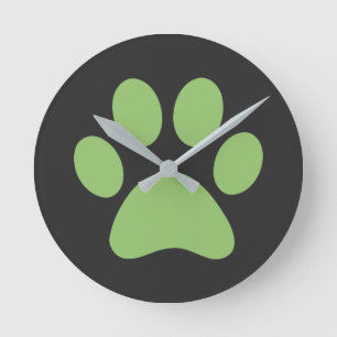 Afdrukken Paw Ronde Klok