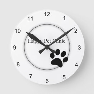 Afdrukken Paw Ronde Klok