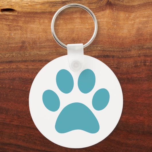Afdrukken Paw Sleutelhanger (Voorkant)