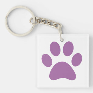 Afdrukken Paw Sleutelhanger