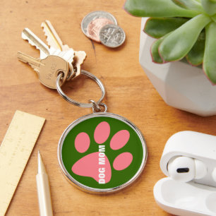 Afdrukken Paw Sleutelhanger