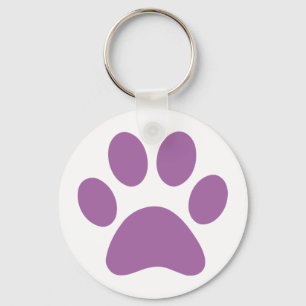 Afdrukken Paw Sleutelhanger