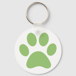 Afdrukken Paw Sleutelhanger