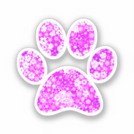 Afdrukken Paw Sticker