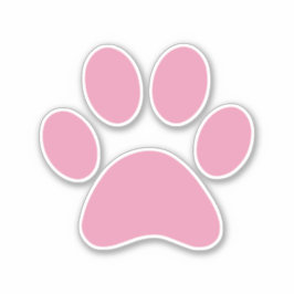 Afdrukken Paw Sticker
