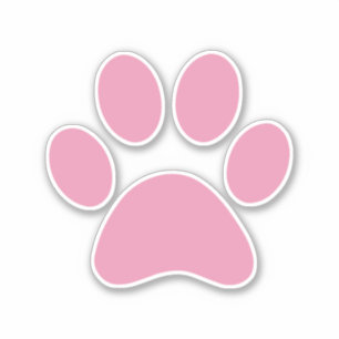 Afdrukken Paw Sticker