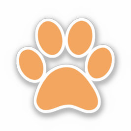 Afdrukken Paw Sticker
