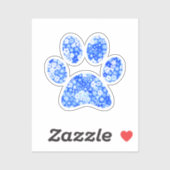 Afdrukken Paw Sticker (Vel)