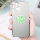 Afdrukken Paw Sticker (Telefoon)