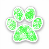 Afdrukken Paw Sticker (Voorkant)