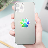 Afdrukken Paw Sticker (Telefoon)