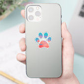 Afdrukken Paw Sticker (Telefoon)