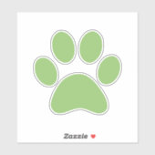 Afdrukken Paw Sticker (Vel)