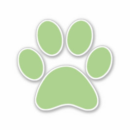 Afdrukken Paw Sticker