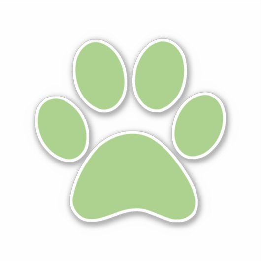 Afdrukken Paw Sticker (Voorkant)