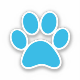 Afdrukken Paw Sticker