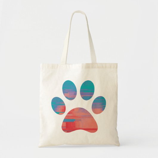 Afdrukken Paw Tote Bag (Voorkant)