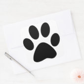Afdrukken Paw Vierkante Sticker (Envelop)