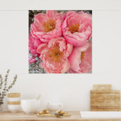 AFDRUKKEN | Pioenen I (30"x30") Poster (Keuken)