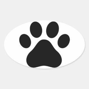 Afdrukken plakken ovale sticker