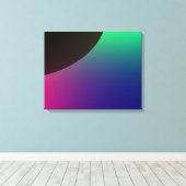 Afdrukken planetaire Aurora Canvas (Insitu (Houten vloer))