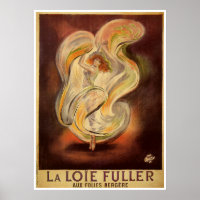 Afdrukken poster: Folies Bergere La Loie Fuller