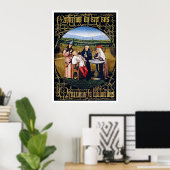 Afdrukken/Poster: Hieronymous Bosch-Extracting Sto Poster (Thuiskantoor)