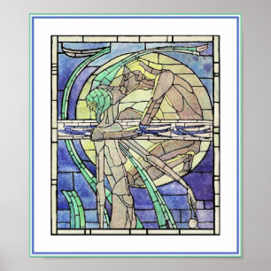 Afdrukken poster: Summer - van Margaret Macdonald Poster