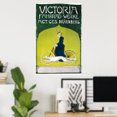 Afdrukken poster: Victoria-fietsen Poster (Thuiskantoor)