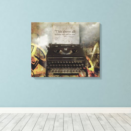 Afdrukken Punk  stootschrijfmachine (Insitu (Houten vloer))