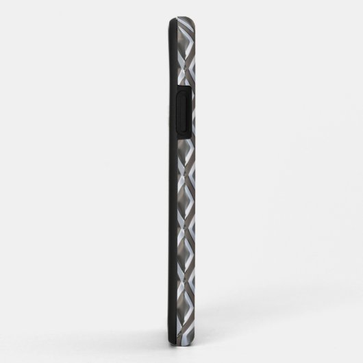 Afdrukken Retro Style Checkered Chrome Diamonds Case-Mate iPhone Case (Achterkant/rechts)
