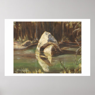 Afdrukken samengevoegde spiegels poster