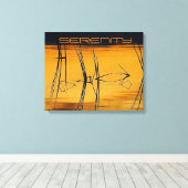 Afdrukken Serenity Stretch Canvas (Insitu (Houten vloer))
